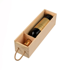 Sublimation Wooden Wine Box Custom Heat Transfer Printing Wine Gift Box Elegant Packaging Corporate Gifts