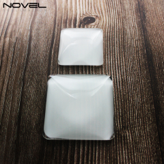 Sublimation Blank Glass Crystal Fridge Magnets-Round/Square/Rectangle/Heart Custom Heat Transfer Crystal Glass Fridge Magnet