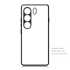 For Tecno Spark 30,Tecno Spark 30 5G,Spark 20 Pro+,Tecno Camon 30,Tecno Camon 40 Sublimation 2D TPU Phone Case Cover With Aluminum Insert