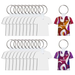 Sublimation MDF Double Sided Print Keyring DIY Personalized MDF Keychains for Branding & Events