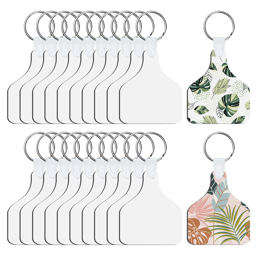 Sublimation MDF Double Sided Print Keyring DIY Personalized MDF Keychains for Branding & Events Diamond, bottle, helmet, T-shirt Shape