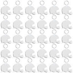 Sublimation MDF Double Sided Print Keyring DIY Personalized MDF Keychains for Branding & Events