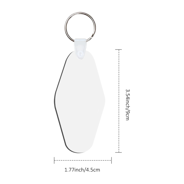 Sublimation MDF Double Sided Print Keyring DIY Personalized MDF Keychains for Branding & Events Diamond, bottle, helmet, T-shirt Shape