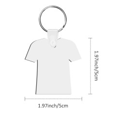 Sublimation MDF Double Sided Print Keyring DIY Personalized MDF Keychains for Branding & Events Diamond, bottle, helmet, T-shirt Shape