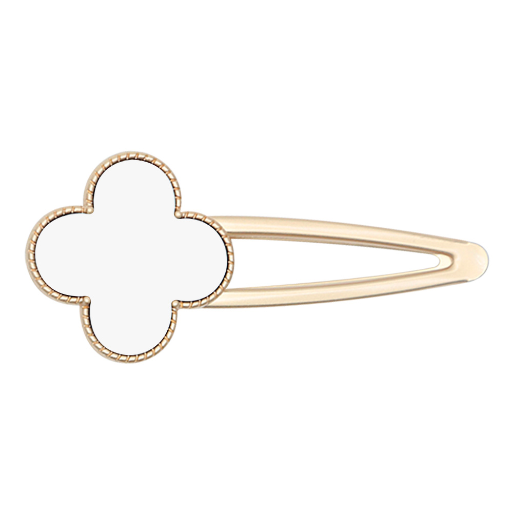 Sublimation Blank Metal Hairpin DIY Custom Design Printable Hair accessories Heat Transfer Small Gift with Multiple Shapes