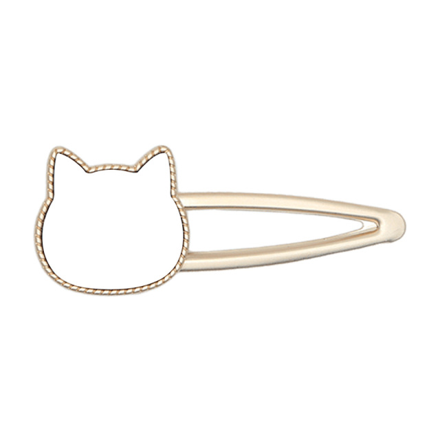 Sublimation Blank Metal Hairpin DIY Custom Design Printable Hair accessories Heat Transfer Small Gift with Multiple Shapes