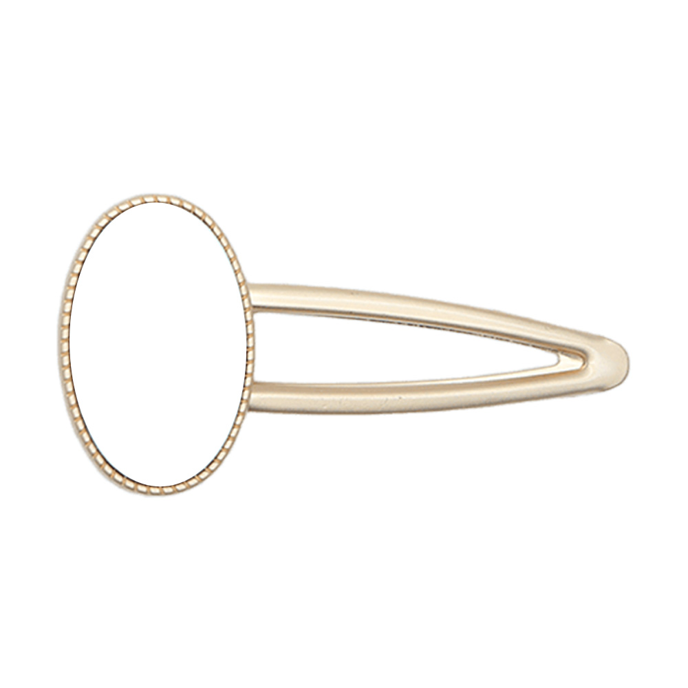 Sublimation Blank Metal Hairpin DIY Custom Design Printable Hair accessories Heat Transfer Small Gift with Multiple Shapes