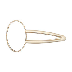 Sublimation Blank Metal Hairpin DIY Custom Design Printable Hair accessories Heat Transfer Small Gift with Multiple Shapes