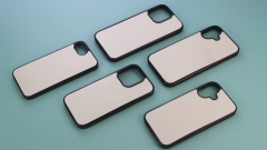 New Sublimation 2D TPU Magnet Phone Case with Anti-Slip Design Edge for iPhone 16 Series DIY Phone Shell with Soft Film Sheet