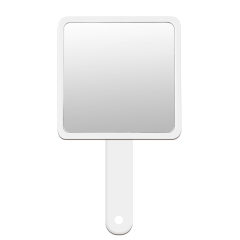 Sublimation 2in1 Handheld Mirror with Comb DIY Customized Removable Hidden Comb Portable Heat Transfer Macaron Colors Small Gift for Girls and Women