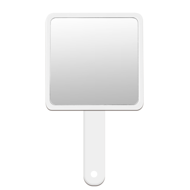 Sublimation 2in1 Handheld Mirror with Comb DIY Customized Removable Hidden Comb Portable Heat Transfer Macaron Colors Small Gift for Girls and Women