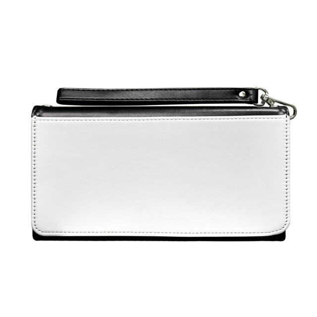 Sublimation PU Leather Women's Wallet Heat Transfer DIY Personalized Single-Sided Printing Portable Wallet with Removable Wrist Strap