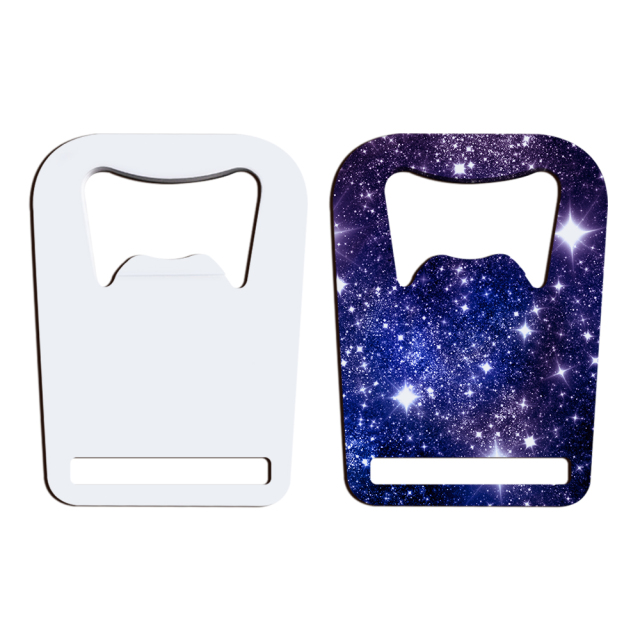 Sublimation Blank Metal Bottle Openers DIY Custom Design Double-Sided Printable Bottle Opener Heat Transfer for Party, Events with Multiple Shapes