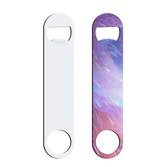 Sublimation Blank Metal Bottle Openers DIY Custom Design Double-Sided Printable Bottle Opener Heat Transfer for Party, Events with Multiple Shapes