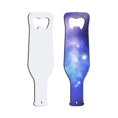 Sublimation Blank Metal Bottle Openers DIY Custom Design Double-Sided Printable Bottle Opener Heat Transfer for Party, Events with Multiple Shapes