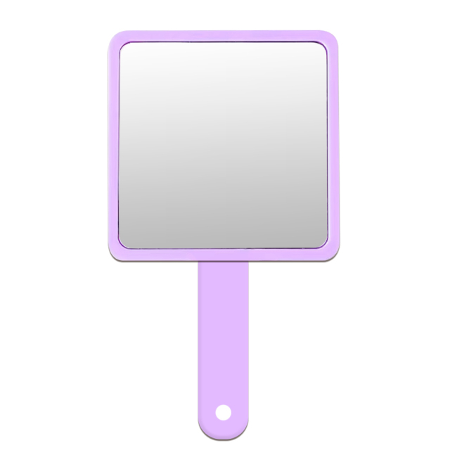 Sublimation 2in1 Handheld Mirror with Comb DIY Customized Removable Hidden Comb Portable Heat Transfer Macaron Colors Small Gift for Girls and Women