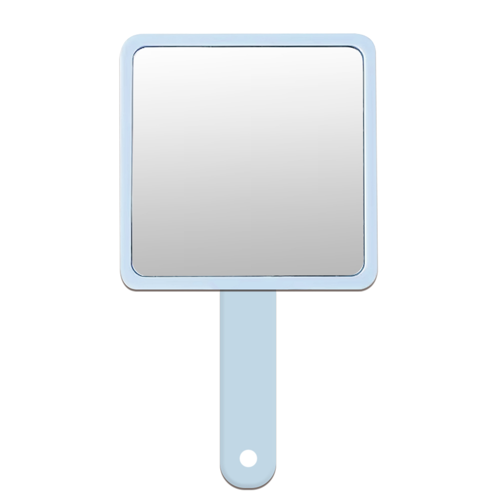 Sublimation 2in1 Handheld Mirror with Comb DIY Customized Removable Hidden Comb Portable Heat Transfer Macaron Colors Small Gift for Girls and Women