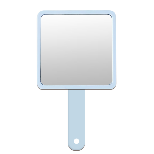 Sublimation 2in1 Handheld Mirror with Comb DIY Customized Removable Hidden Comb Portable Heat Transfer Macaron Colors Small Gift for Girls and Women