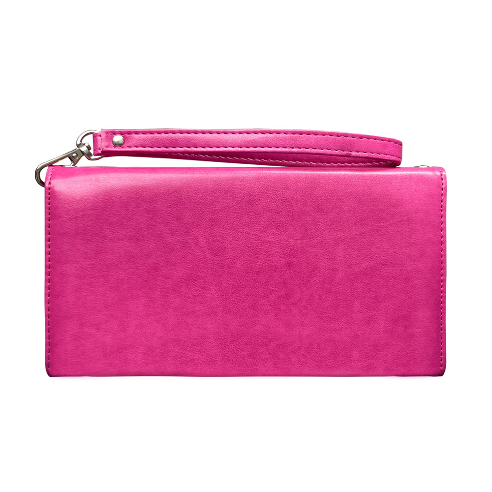 Sublimation PU Leather Women's Wallet Heat Transfer DIY Personalized Single-Sided Printing Portable Wallet with Removable Wrist Strap