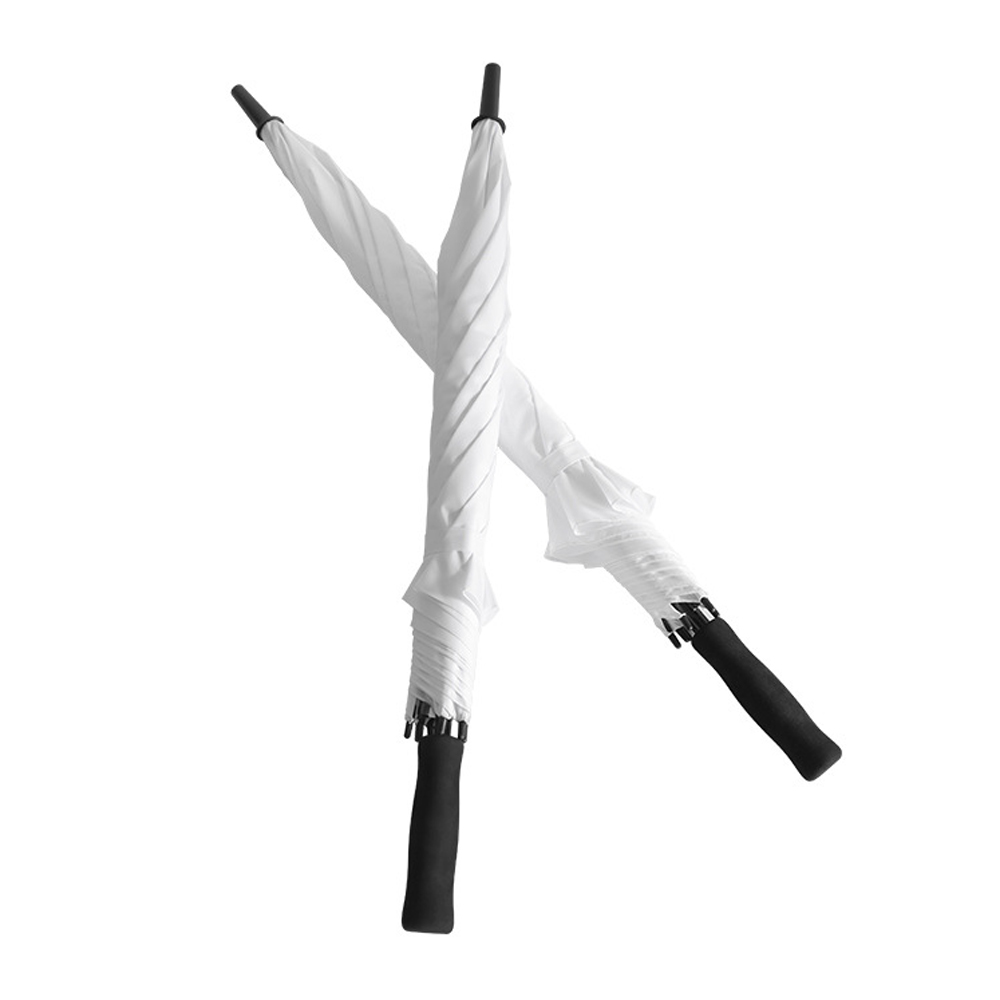 Sublimation Blank Umbrella White DIY Custom Design Printable Advertisement Brand Umbrella Heat Transfer Umbrella for Rain