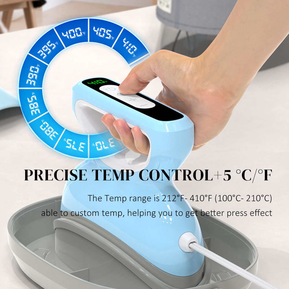 New Mini Hat Heat Press Machine | Portable Cap Sublimation Machine with Precise Temp Control & Countdown Setting