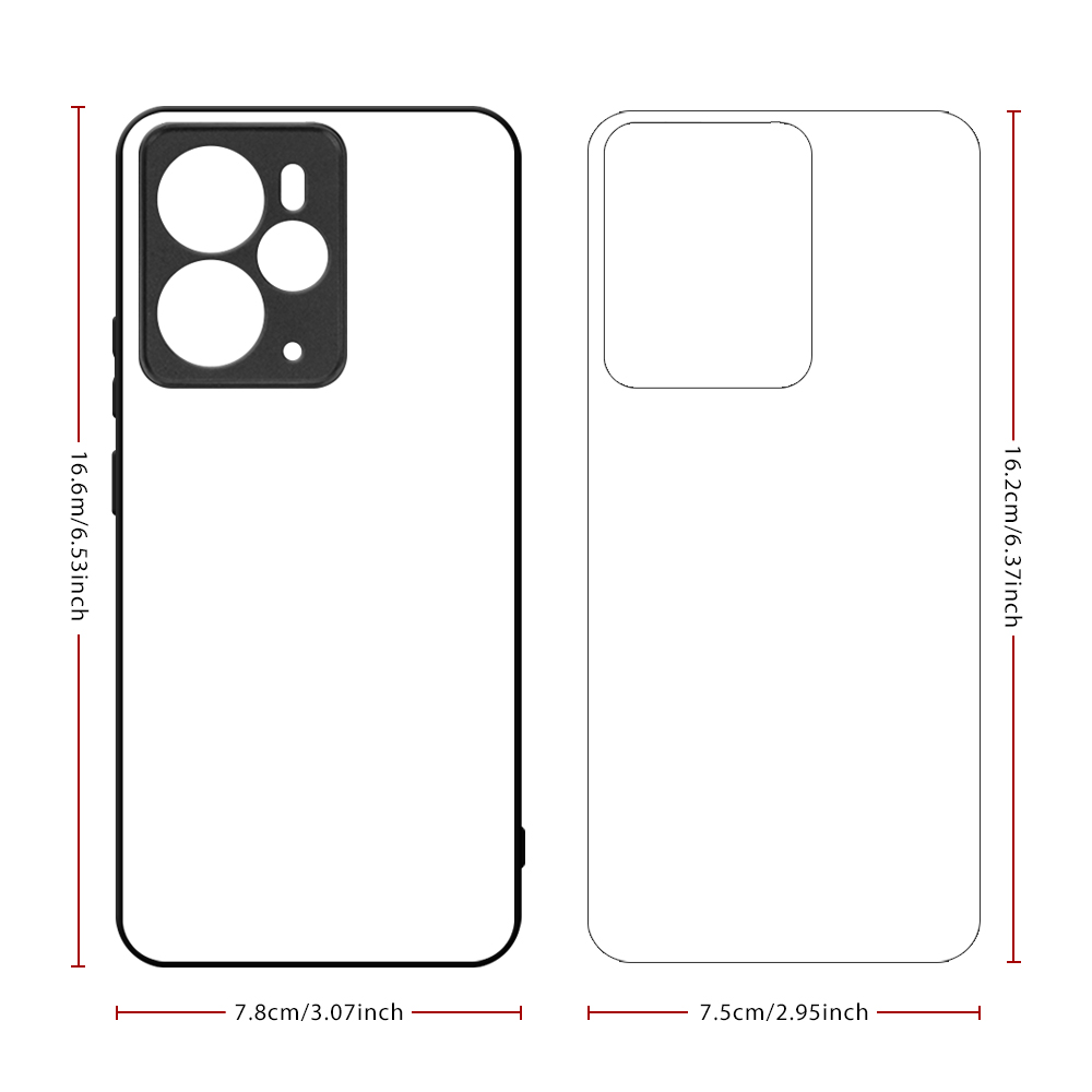 Sublimation 2D TPU Phone Cases for Realme P4 Power, Realme 15 5G, Realme 14 5G, Realme 13 Pro 5G, Realme14 Pro 5G,14 Pro+ 5G,Realme P3 Pro 5G Heat Transfer 2D TPU Phone Back Cover With Aluminum Sheet For DIY Customization.