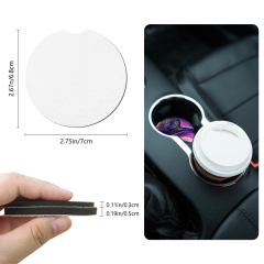 Sublimation Coasters DIY Heat Press Neoprene Cup Pad Blank Coaster Dye Car Coasters High-quality Car Accessory for Drinks