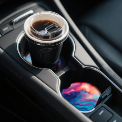 Sublimation Coasters DIY Heat Press Neoprene Cup Pad Blank Coaster Dye Car Coasters High-quality Car Accessory for Drinks