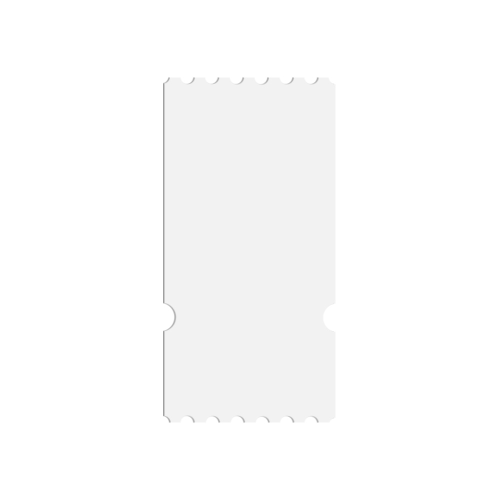 Sublimation Blank PET Concert Tickets Double-side Printing Soft Durable Waterproof Heat Press DIY Ticket