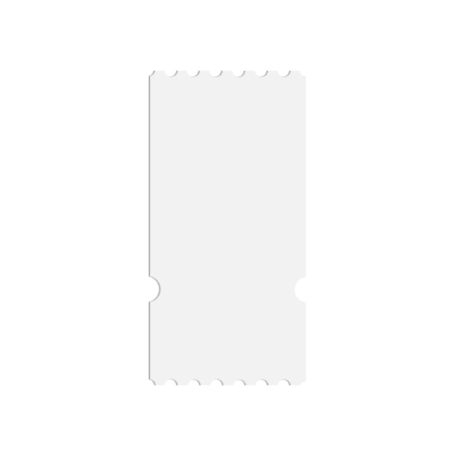 Sublimation Blank PET Concert Tickets Double-side Printing Soft Durable Waterproof Heat Press DIY Ticket