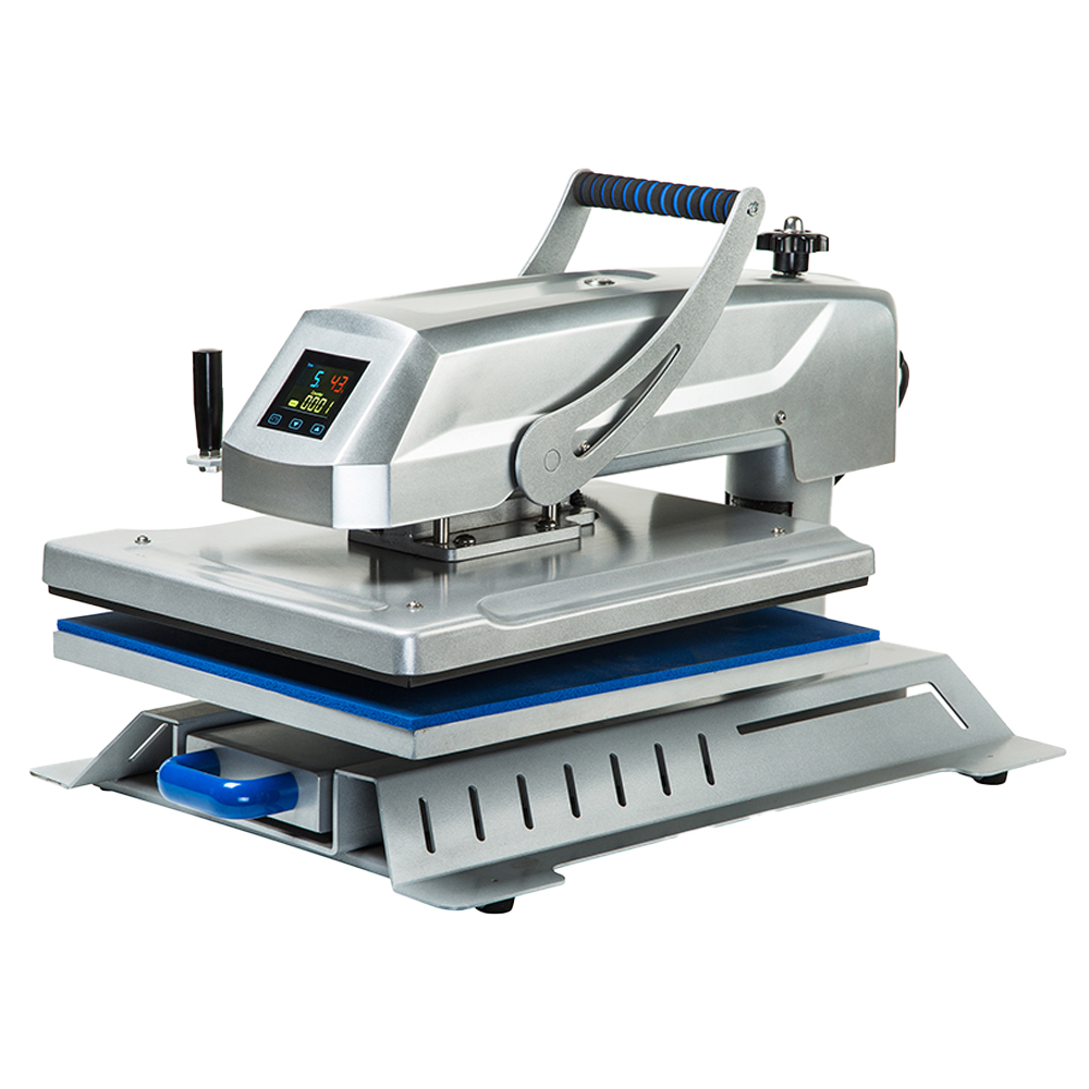 Digital Heat Press Machine Push-pull Rotatable Head Sublimation Machine Multifunctional for Printing T-shirt, Mouse Pad DHP-1804