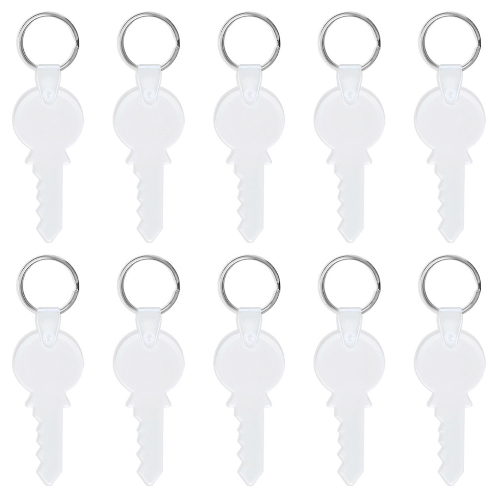 Sublimation Acrylic Keychain Customizable Heat Press Keyring Blank for Single-Sided Creative Printing - Bulk Orders