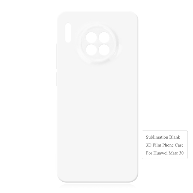 Sublimation 3D Film Hard Phone Case Heat Press Plastic Customizable Phone Cover For Huawei Mate 20, Mate 30 Full Cover Mobile Phone Case