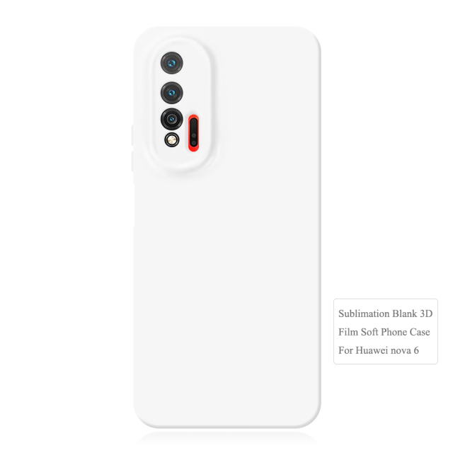Sublimation 3D Film TPU Phone Case For Huawei Nova Series Sublimation 3D Soft Phone Case 3D Heat Transfer Silicone Phone Cover