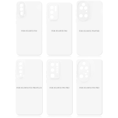 Sublimation 3D Film TPU Phone Case For Huawei P Series Sublimation 3D Soft Phone Case 3D Silicone Phone Cover