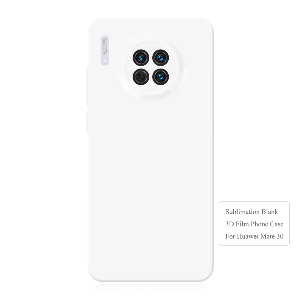 Sublimation 3D Film Hard Phone Case Heat Press Plastic Customizable Phone Cover For Huawei Mate 20, Mate 30 Full Cover Mobile Phone Case