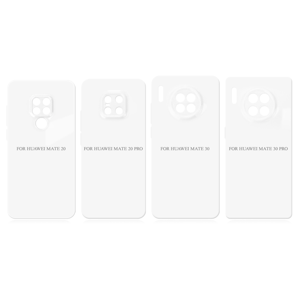 Sublimation 3D Film Hard Phone Case Heat Press Plastic Customizable Phone Cover For Huawei Mate 20, Mate 30 Full Cover Mobile Phone Case