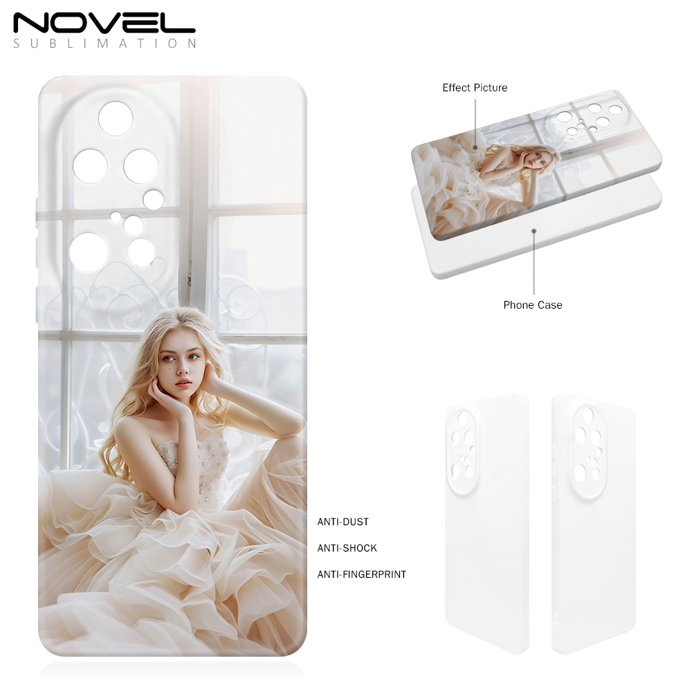 Sublimation 3D Film TPU Phone Case For Huawei P Series Sublimation 3D Soft Phone Case 3D Silicone Phone Cover