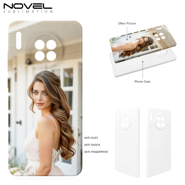 Sublimation 3D Film Hard Phone Case Heat Press Plastic Customizable Phone Cover For Huawei Mate 20, Mate 30 Full Cover Mobile Phone Case