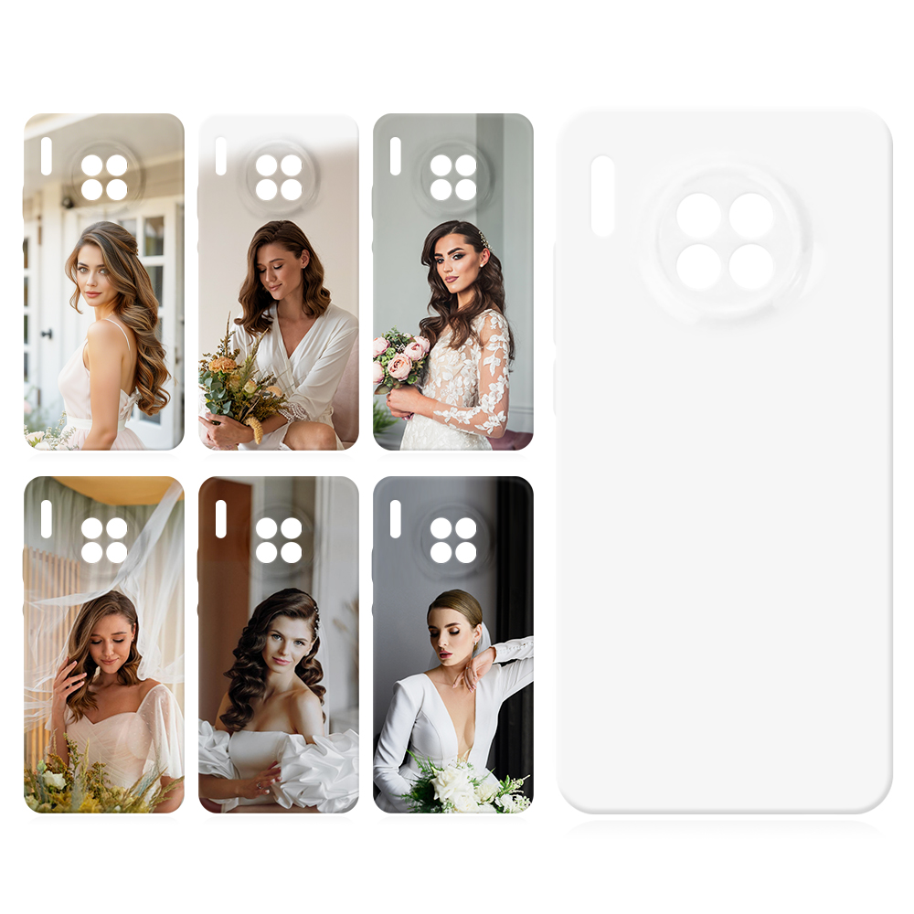 Sublimation 3D Film Hard Phone Case Heat Press Plastic Customizable Phone Cover For Huawei Mate 20, Mate 30 Full Cover Mobile Phone Case