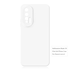 Sublimation 3D Film TPU Phone Case For Huawei Nova Series Sublimation 3D Soft Phone Case 3D Heat Transfer Silicone Phone Cover
