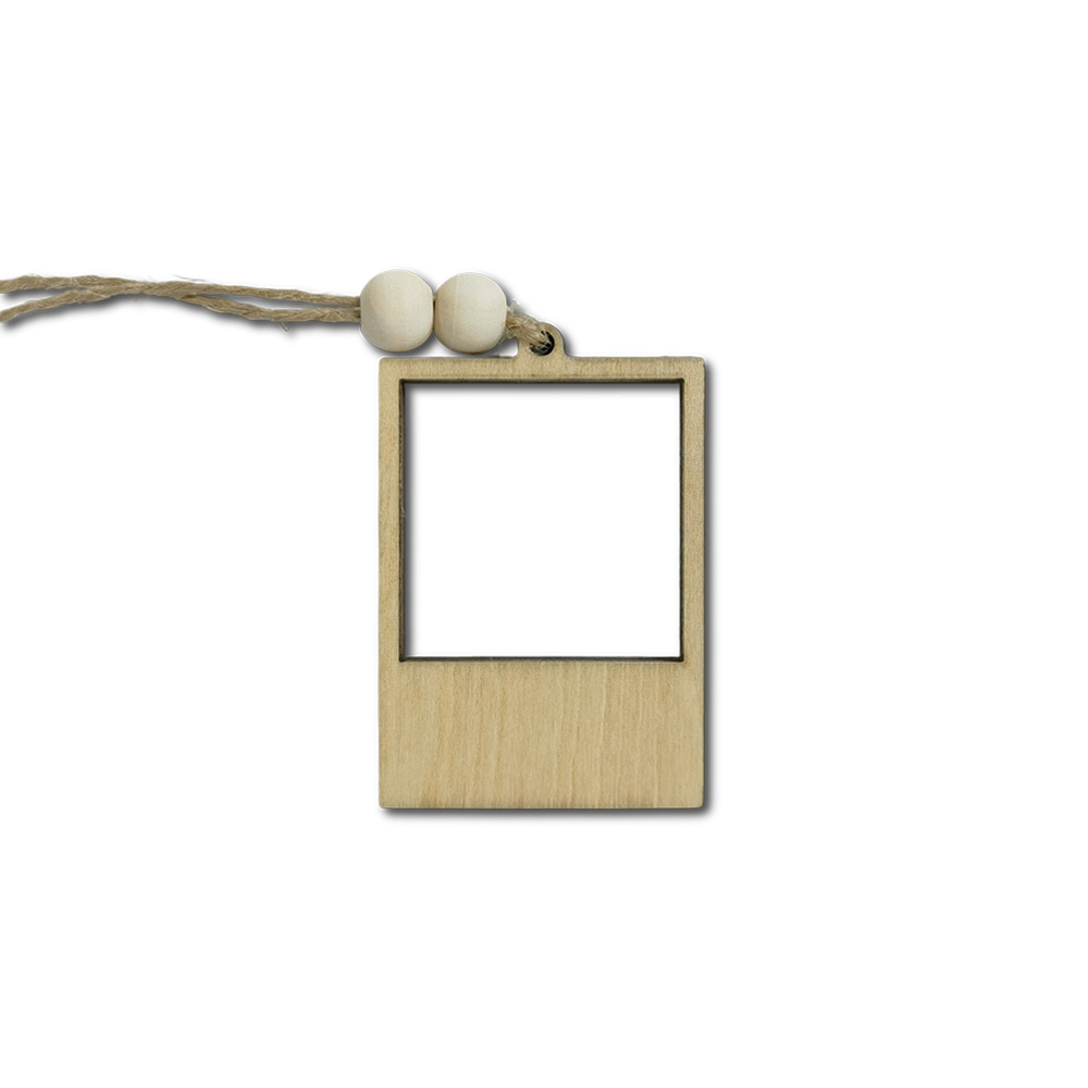 Sublimation Blank Wood Hanging Photo Frame Custom Home Decoration Painting Blanks Photo Frame