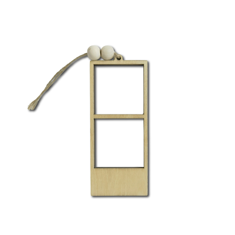 Sublimation Blank Wood Hanging Photo Frame Custom Home Decoration Painting Blanks Photo Frame