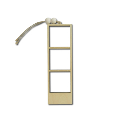 Sublimation Blank Wood Hanging Photo Frame Custom Home Decoration Painting Blanks Photo Frame