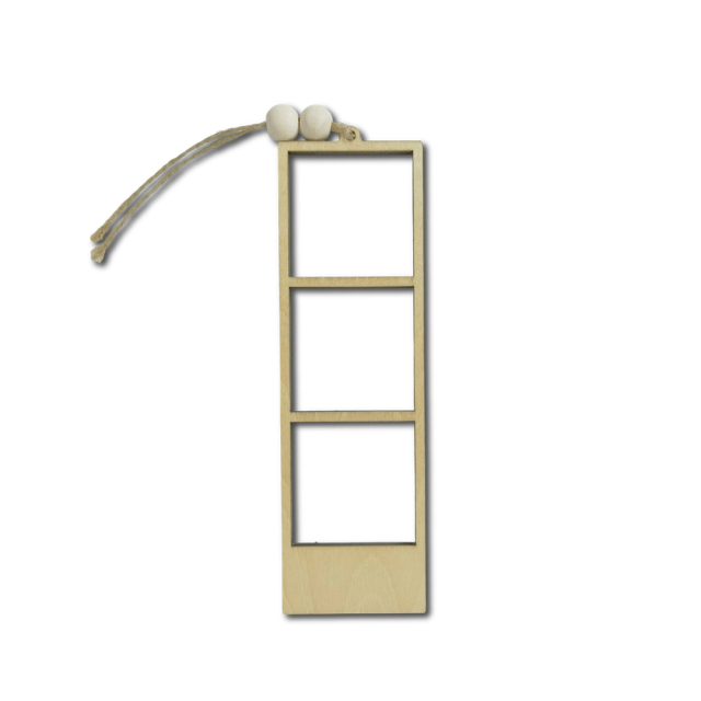 Sublimation Blank Wood Hanging Photo Frame Custom Home Decoration Painting Blanks Photo Frame