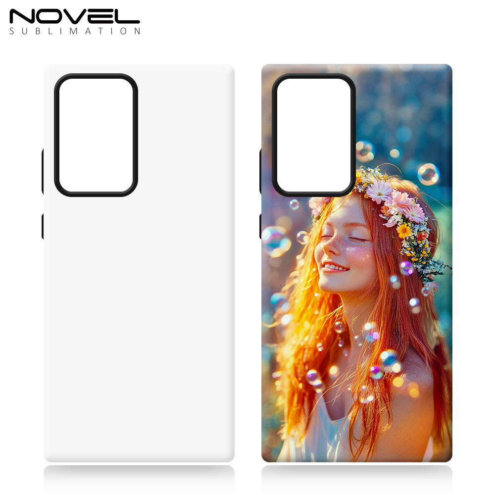Sublimation 3D 2in1 Film Phone Case Customized DIY Cell Phone Cover for Samsung Note 20 Ultra