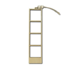 Sublimation Blank Wood Hanging Photo Frame Custom Home Decoration Painting Blanks Photo Frame