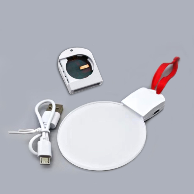 New Arrival Sublimation Acrylic Light Pendant Christmas Decoration Blank Pendant Lights