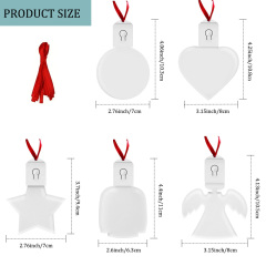 New Arrival Sublimation Acrylic Light Pendant Christmas Decoration Blank Pendant Lights