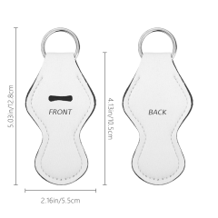 Sublimation Blank Neoprene Keychain Series Custom Design Heat Press Sanitizer Holder Lipstick Case